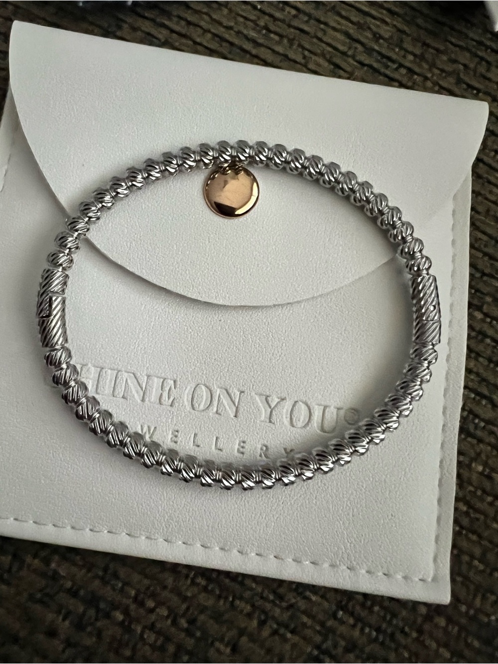 Sterling-Style Rope Chain Bracelet - Silver Tone